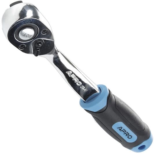 Трещотка Apro 257013 1/4" 90 зубцов
