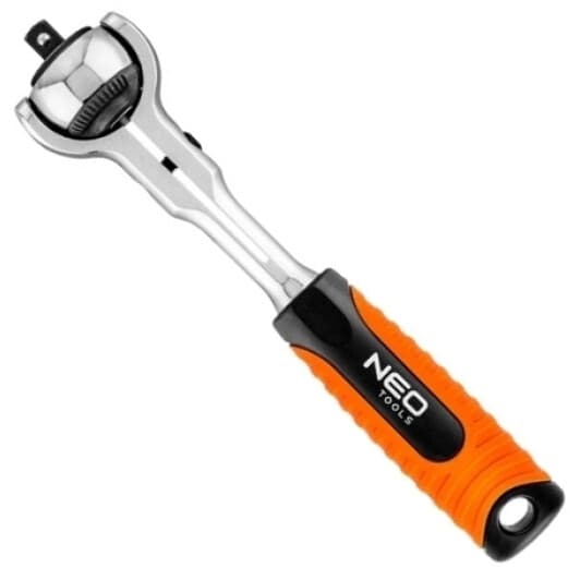 Тріскачка Neo Tools 08-540 з шарніром 1/4" 72 зубця 155 мм