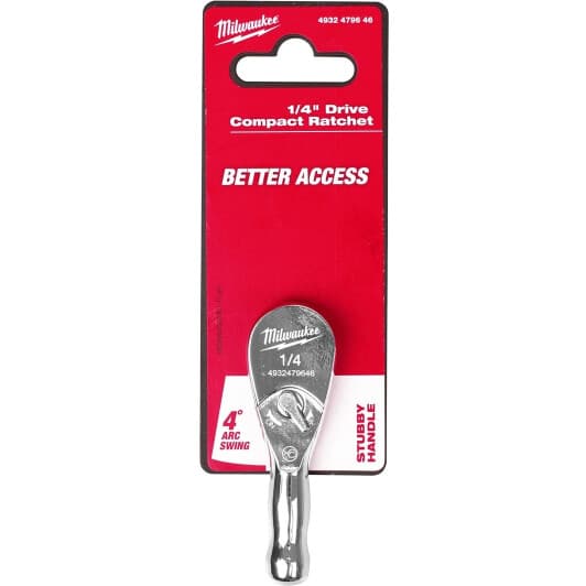 Трещотка Milwaukee 4932479646 1/4" 36 зубцов 76 мм