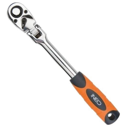 Тріскачка Neo Tools 08519 з шарніром 1/2" 72 зубця 285 мм