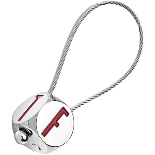 Брелок Fiat / Alfa Romeo / Lancia з логотипом сірий 50907181