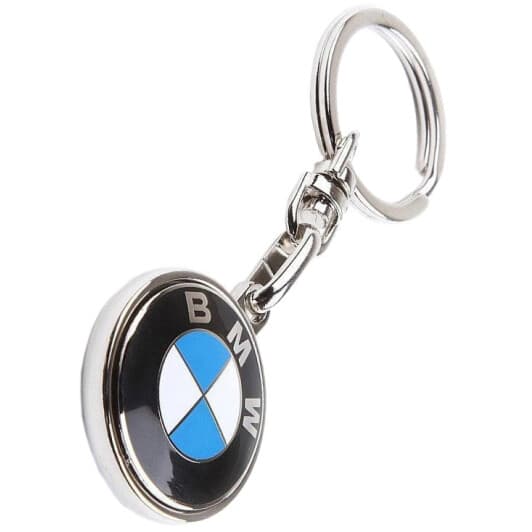 Брелок BMW с логотипом черный 80272454773
