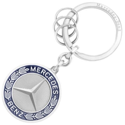 Брелок Mercedes-Benz з логотипом синій B66041524