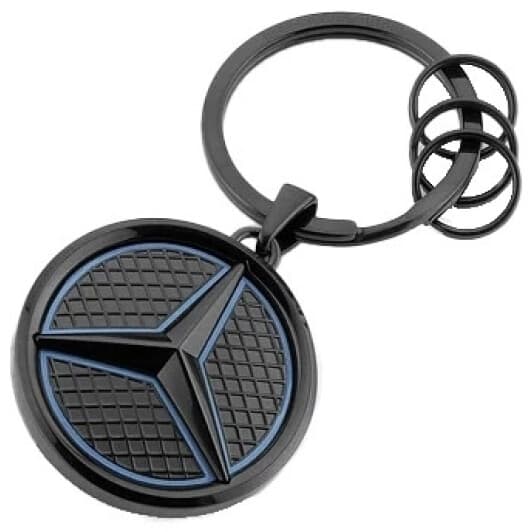 Брелок Mercedes-Benz з логотипом чорний B66953280