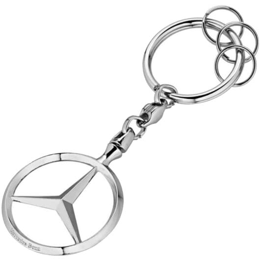Брелок Mercedes-Benz с логотипом серый B66957516