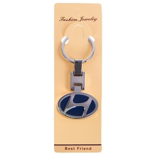 Брелок Vitol з логотипом Hyundai синій 44792