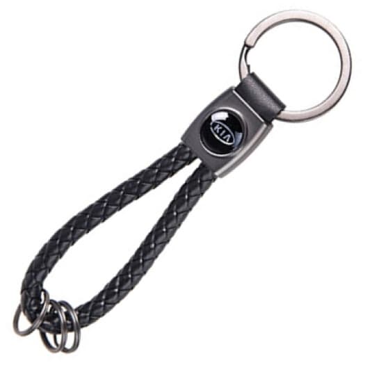 Брелок Vitol з логотипом Kia чорний 48813