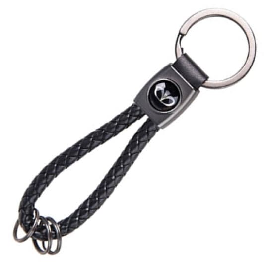 Брелок Vitol с логотипом Daewoo черный 48816