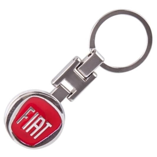 Брелок Vitol с логотипом Fiat красный FTCN