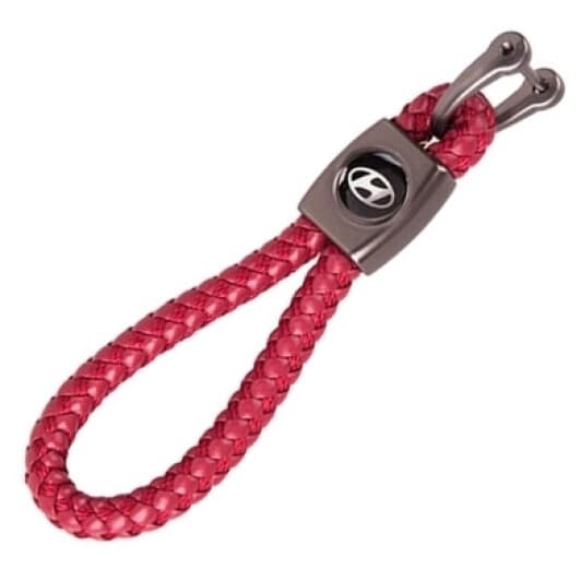 Брелок Vitol з логотипом Hyundai червоний 52747