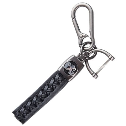 Брелок Vitol з логотипом Peugeot чорний 60385