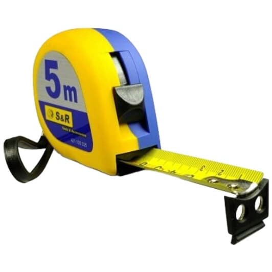 Рулетка S&R 421105025 5 м