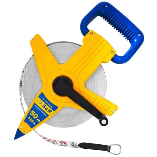 Рулетка S&R Fiberglass Tape 422950013 50 м