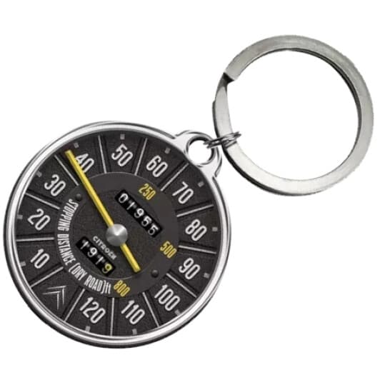 Брелок Nostalgic art Tacho с логотипом Citroen черный 48040