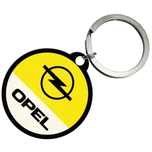 Брелок Nostalgic art з логотипом Opel жовтий 48045
