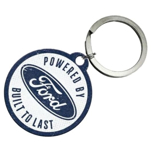 Брелок Nostalgic art Built To Last з логотипом Ford синій + білий 48049