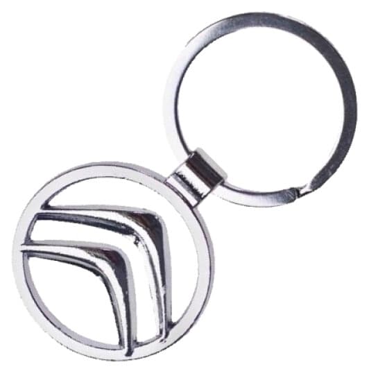 Брелок Vitol с логотипом Citroen серый 00000031604