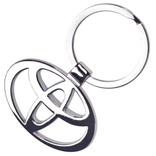 Брелок Vitol с логотипом Toyota серый 00000031621