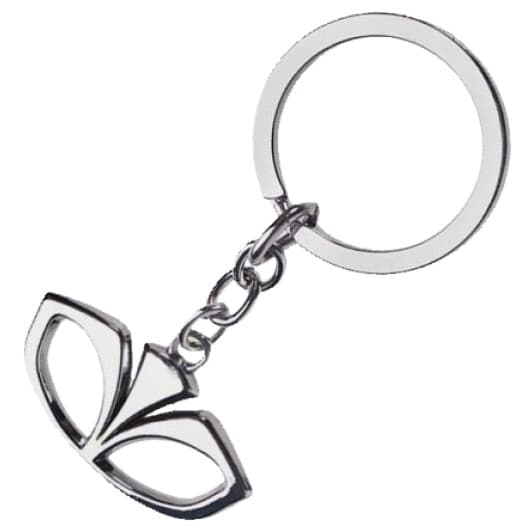 Брелок Vitol с логотипом Daewoo серый 00000031605