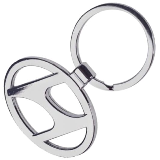 Брелок Vitol з логотипом Hyundai сірий 00000031609