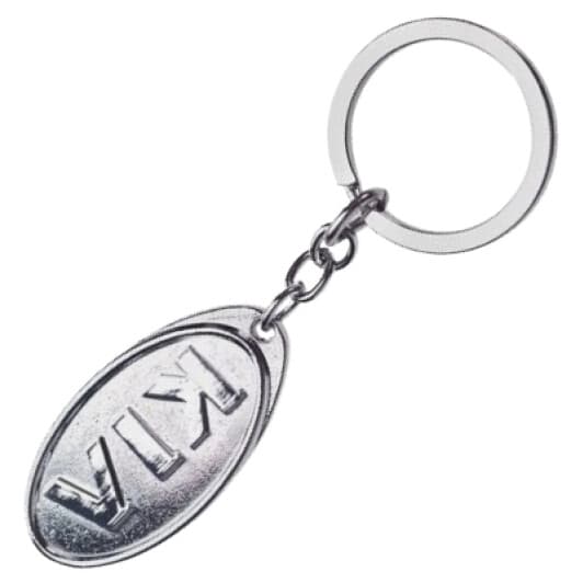 Брелок Vitol с логотипом Kia серый 00000031611