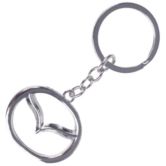 Брелок Vitol с логотипом Mazda серый 00000031612