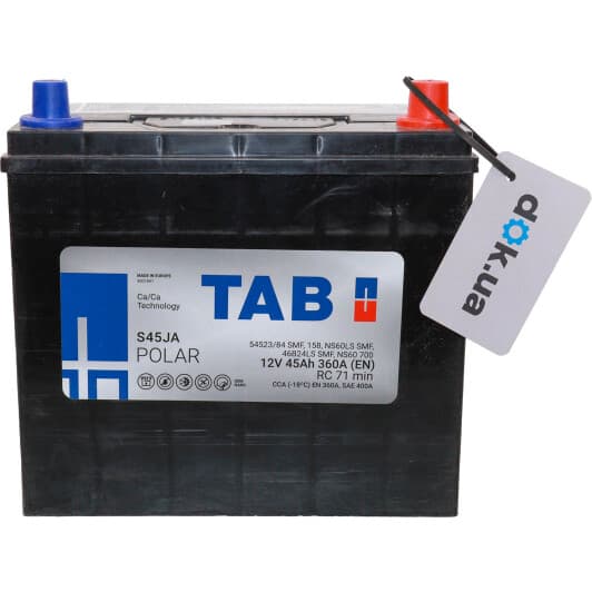 Аккумулятор TAB 6 CT-45-R Polar S JIS 246845