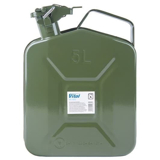 Каністра для палива та олив Vitol металева (5 л)