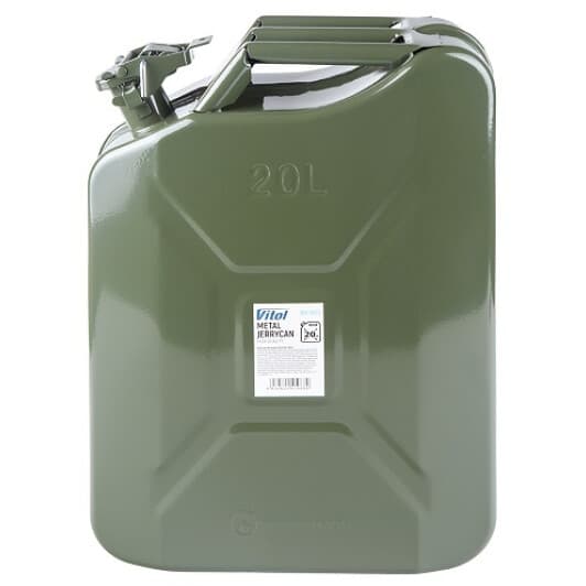 Каністра для палива та олив Vitol металева (20 л)