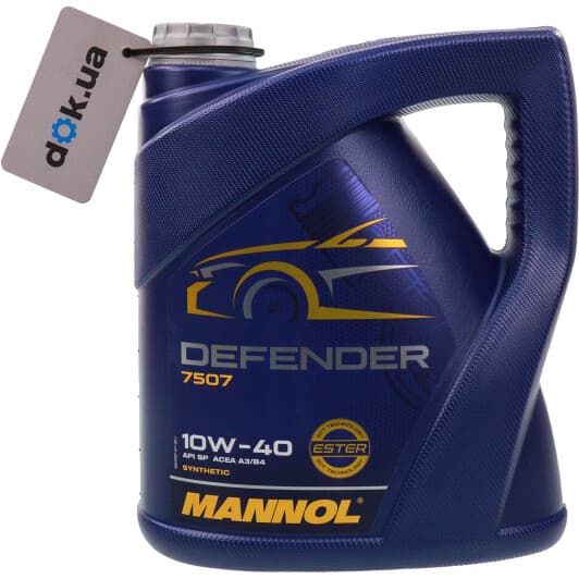 Mannol Defender 10W-40 (4 л) моторна олива