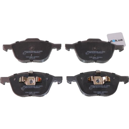B110855 Denckermann Тормозные колодки