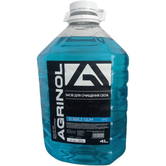 Омыватель стекла Agrinol летний 0 °С bubble gum (4 л)