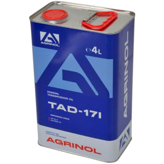 Agrinol TAD-17i GL-5 85W-90 (4 л) трансмісійна олива