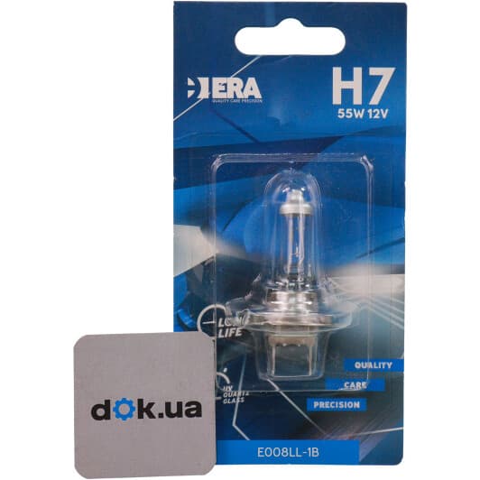 Автолампа ERA H7 PX26d 55 W белая E008LL-1B
