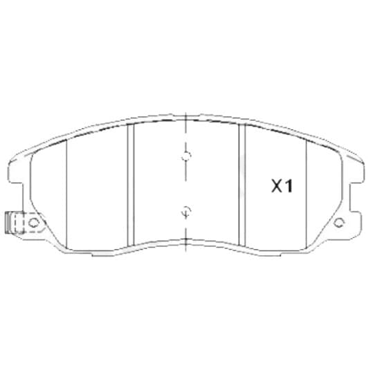 BD S852P Starline Тормозные колодки
