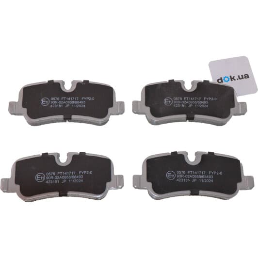 pa0576af Japanparts Тормозные колодки