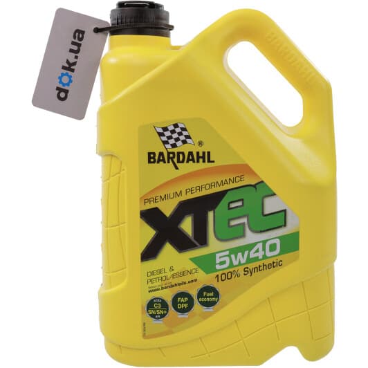 Bardahl XTEC 5W-40 (5 л) моторное масло