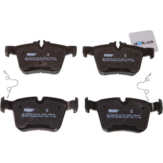 FDB4487 Ferodo Тормозные колодки для Mercedes C-Class