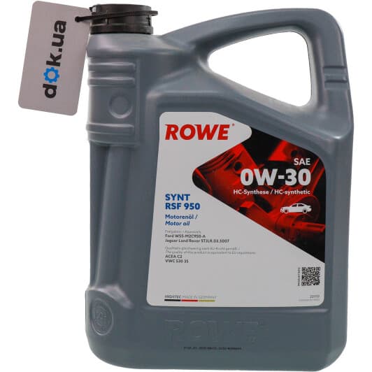 Rowe Synt RSF 950 0W-30 (5 л) моторное масло