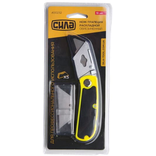 Нож монтажный Сила 400232 монолитное лезвие