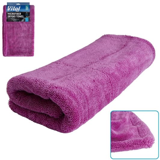 Полотенце Vitol VRJ-8050-PRPL микрофибра