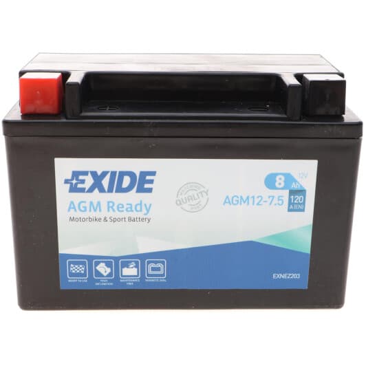 Аккумулятор Exide 6 CT-8-L AGM Ready AGM12-7.5
