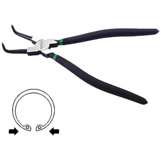 Круглогубці Toptul DCAC1212 300 мм