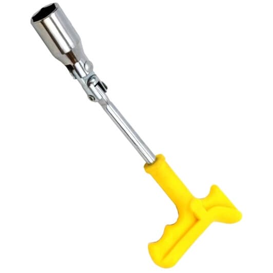 Ключ свічковий Amio 01720 T-подібний 21 мм з шарніром