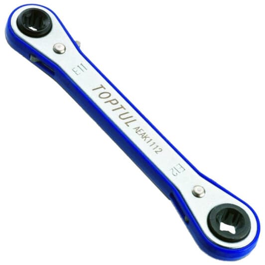 Ключ накидной трещоточный Toptul AEAK1112 I-образный E11xE12