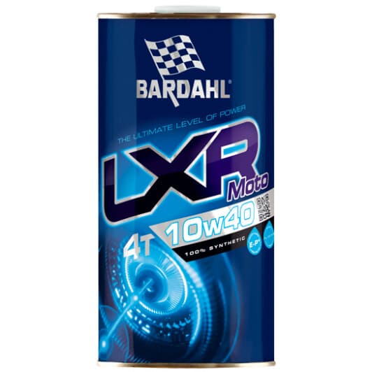 Моторна олива 4Т Bardahl Plasma LXR-Moto 10W-40 синтетична