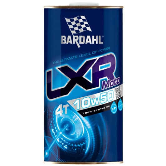 Моторна олива 4Т Bardahl Plasma LXR-Moto 10W-50 синтетична
