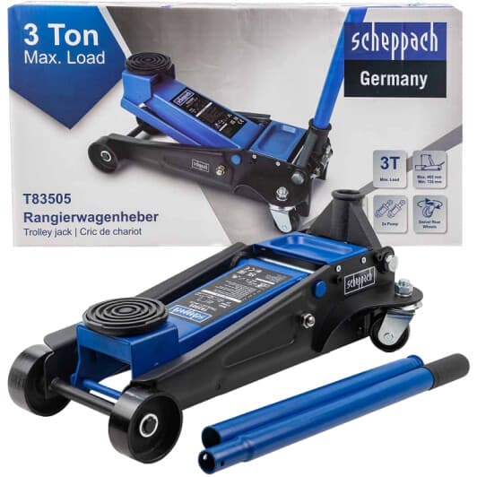 Домкрат Scheppach подкатной гидравлический 3 т SCH-T83505