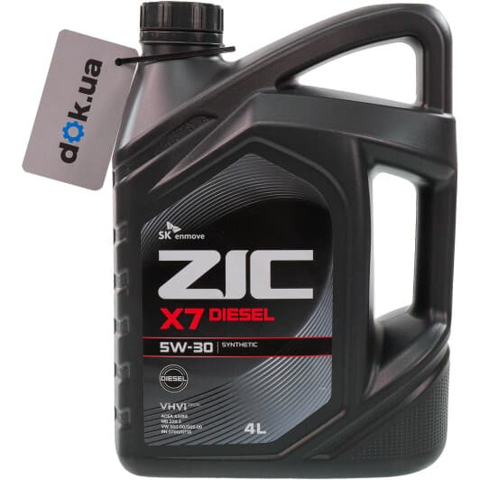 ZIC X7 Diesel 5W-30 (4 л) моторное масло