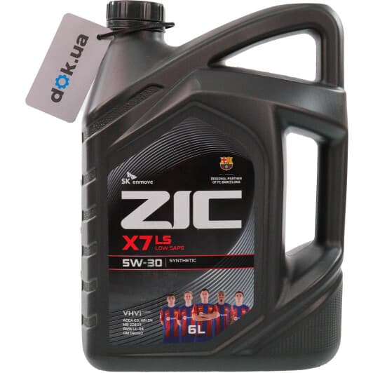 ZIC X7 LS 5W-30 (6 л) моторное масло